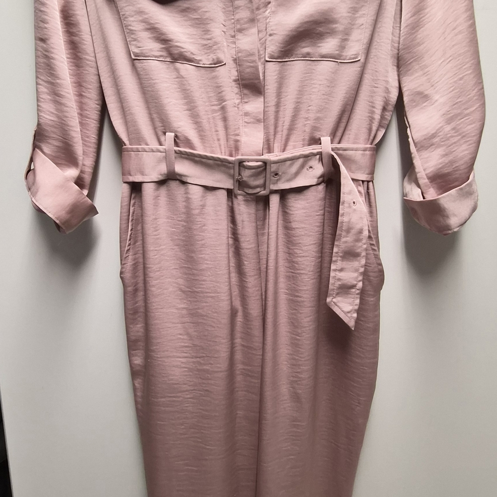 INC International Concepts Utility Jumpsuit - Pink - Size 2 Petite